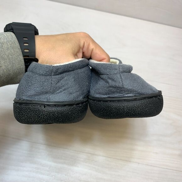 Born Clog Slippers Mens Large Gray Suede Sherpa Lined Casual Slip On Shoes House main image 4